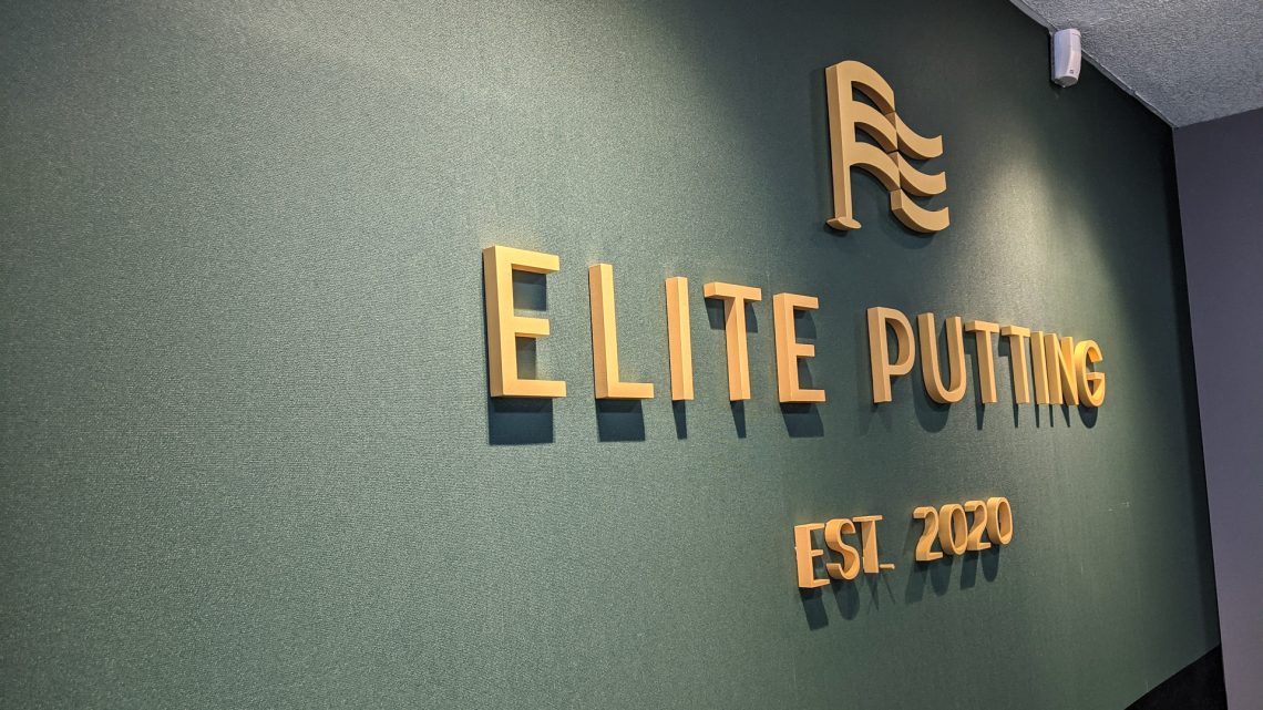 Another great example of the 3D logo. Showcase your company creative as a wall mounted sign